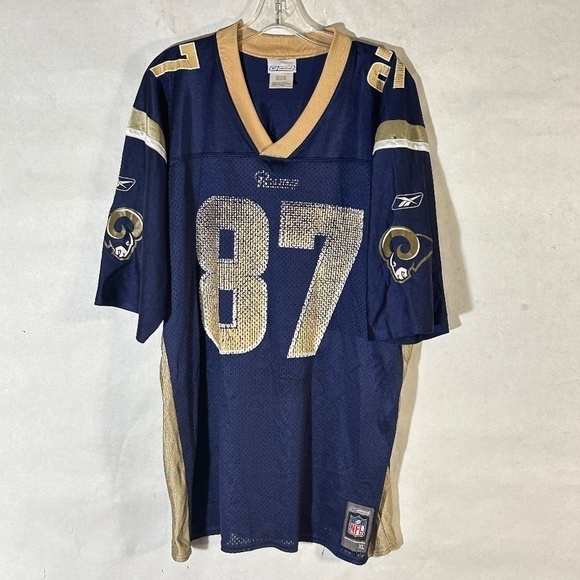 Retro Vintage Reebok NFL Rams Football Jersey size mens XL - Picture 7 of 11